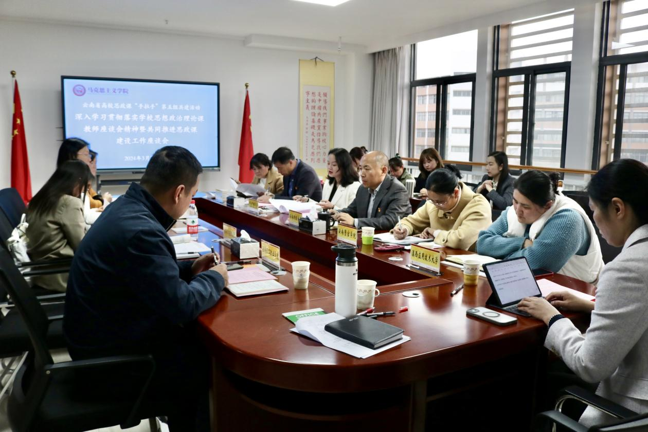 聚力手拉手，共建同心圆——我校马克思主义学院参加云南省高校思政课“手拉手”第五组共建活动 第 1 张
